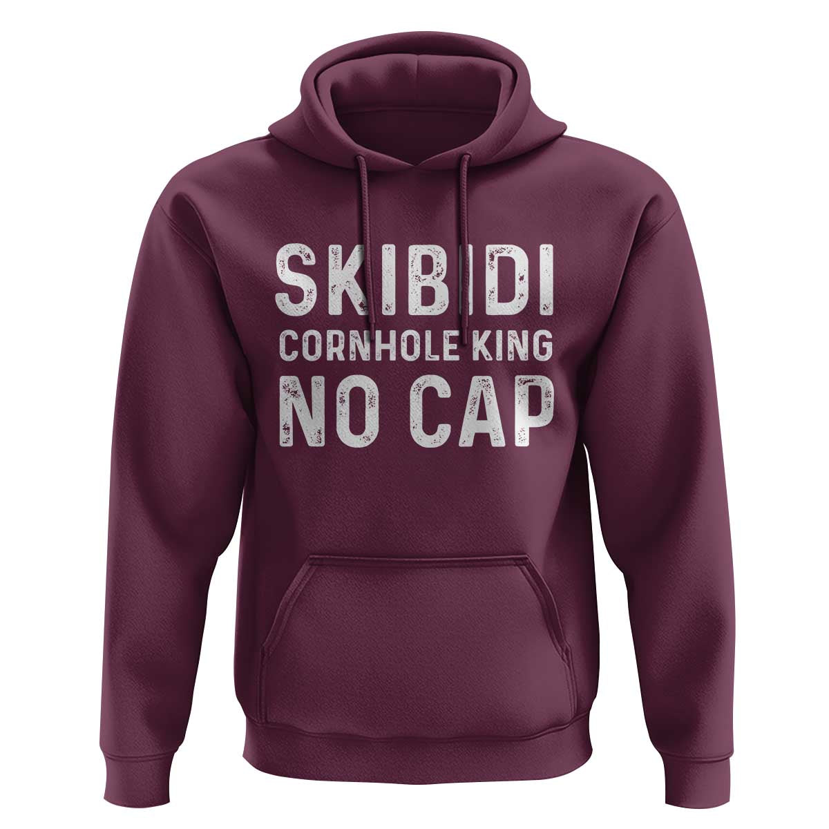 Cornhole King Hoodie No Cap Funny Bean Bag Toss Game