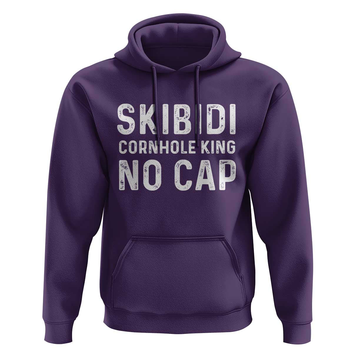Cornhole King Hoodie No Cap Funny Bean Bag Toss Game