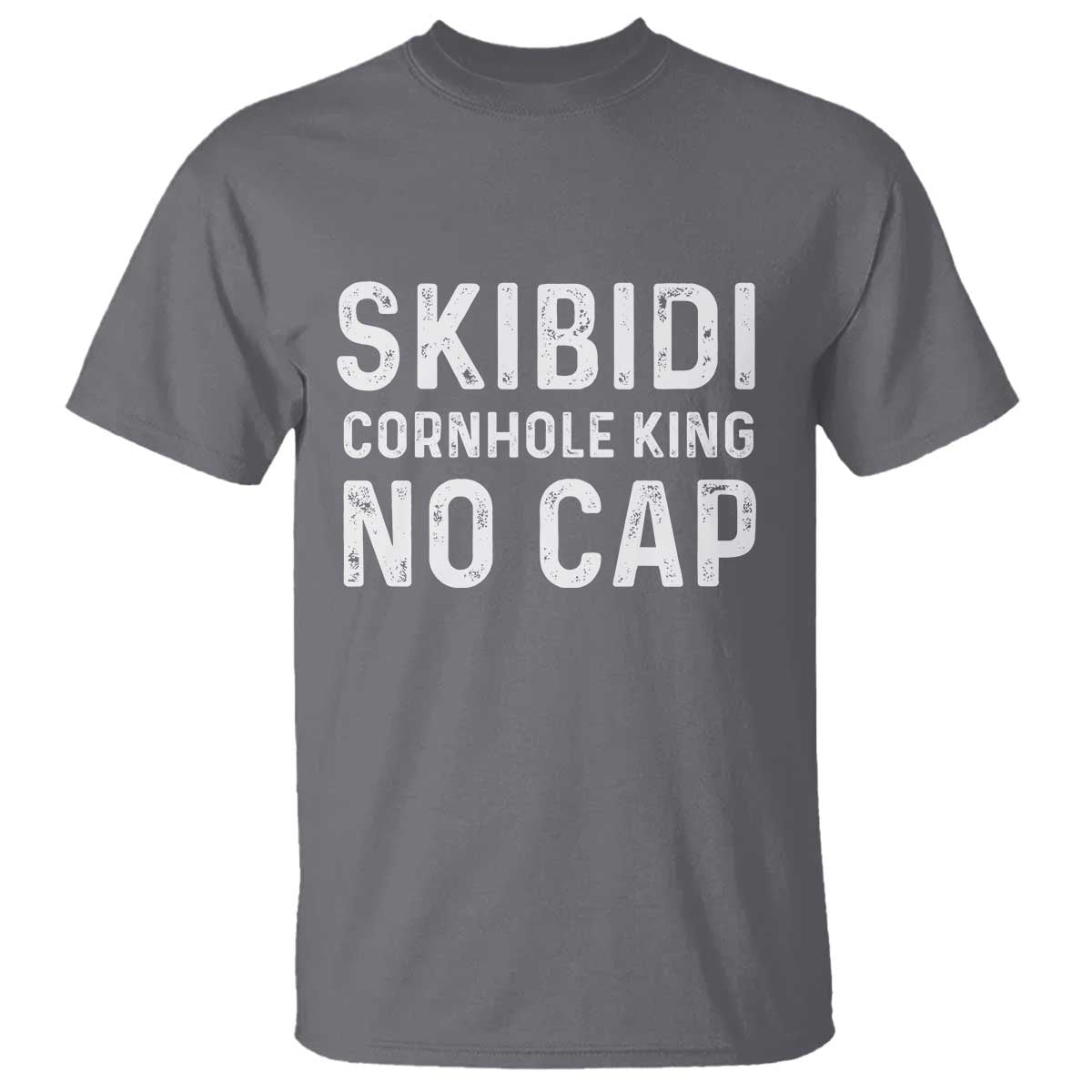 Cornhole King T Shirt No Cap Funny Bean Bag Toss Game