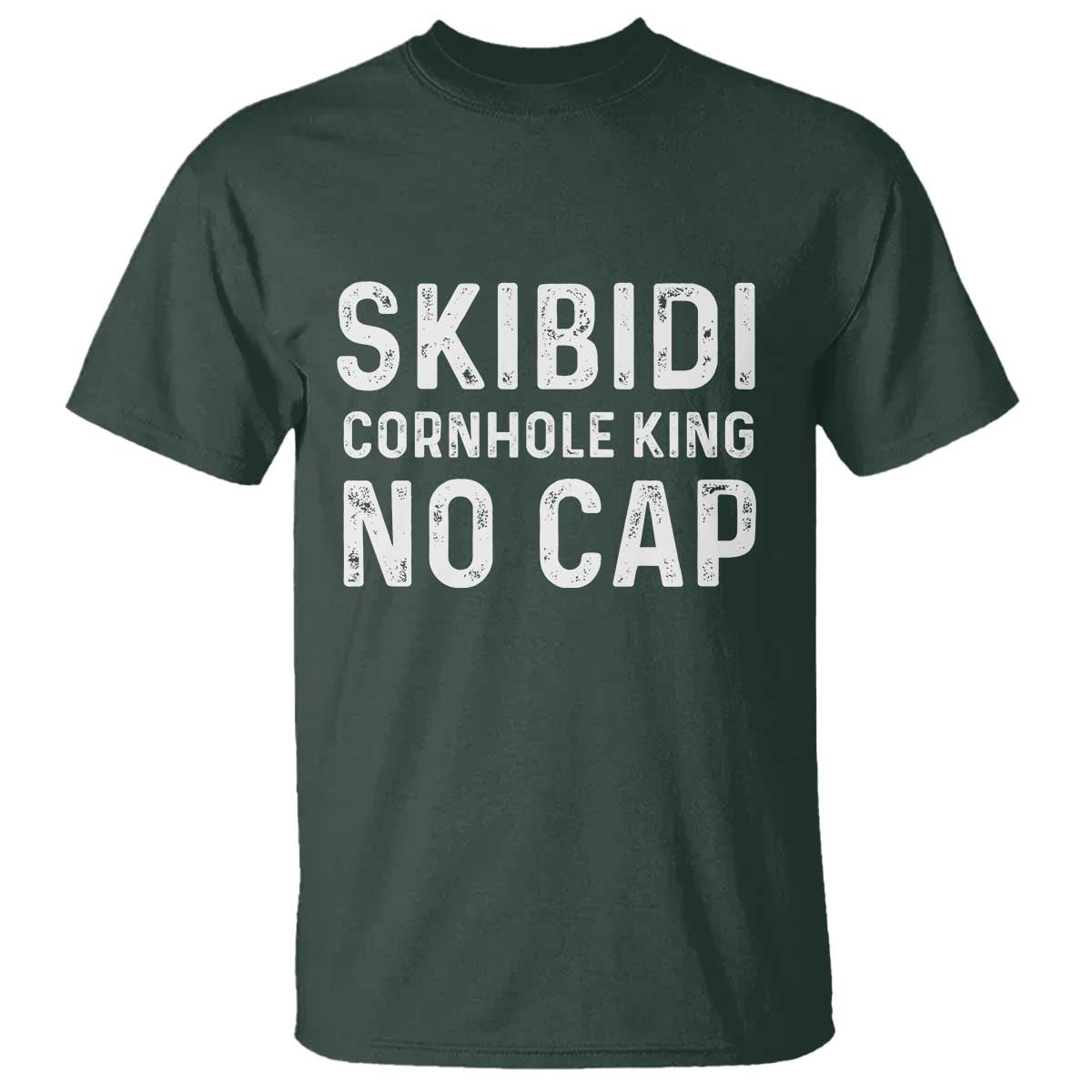 Cornhole King T Shirt No Cap Funny Bean Bag Toss Game