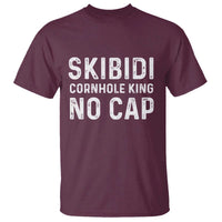 Cornhole King T Shirt No Cap Funny Bean Bag Toss Game