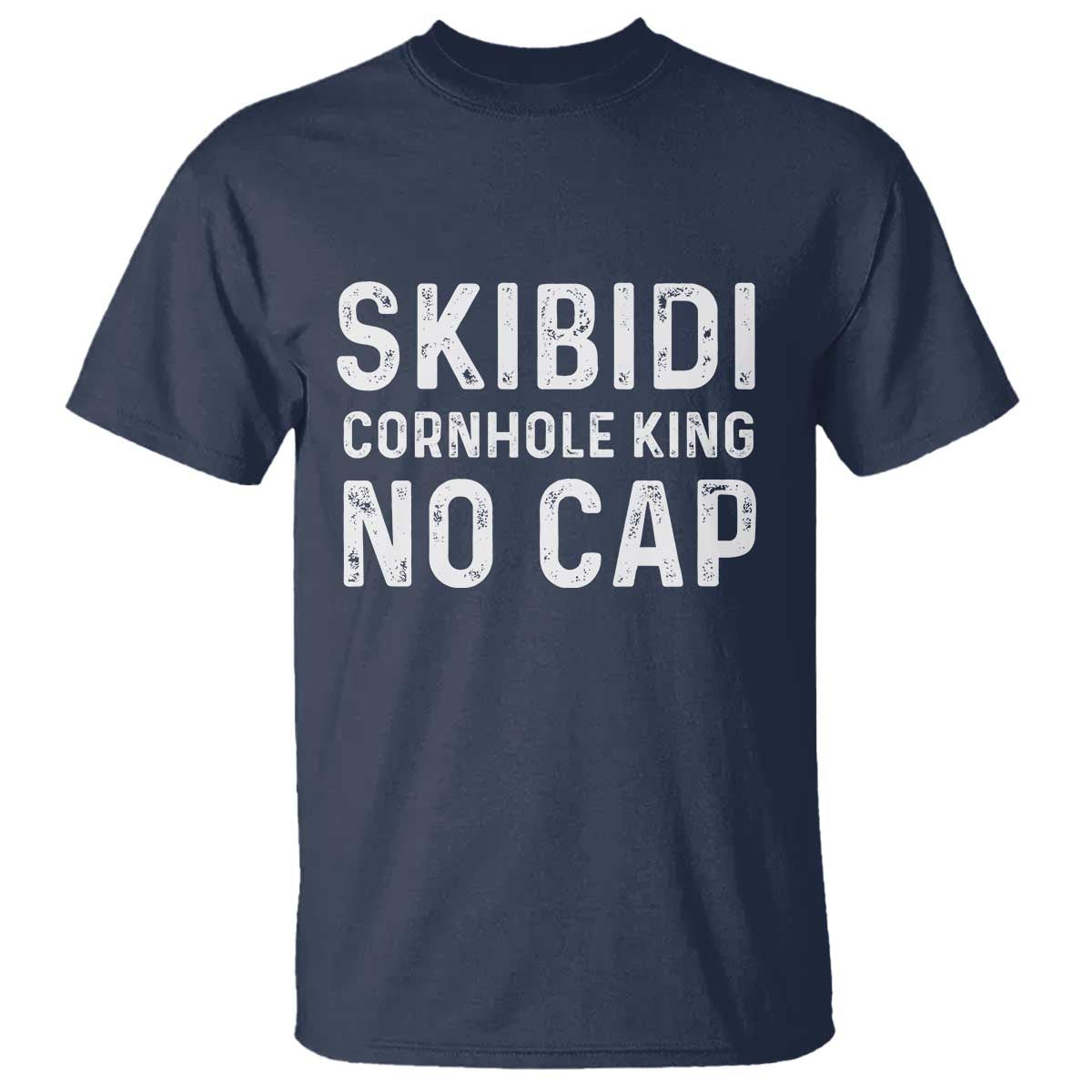 Cornhole King T Shirt No Cap Funny Bean Bag Toss Game