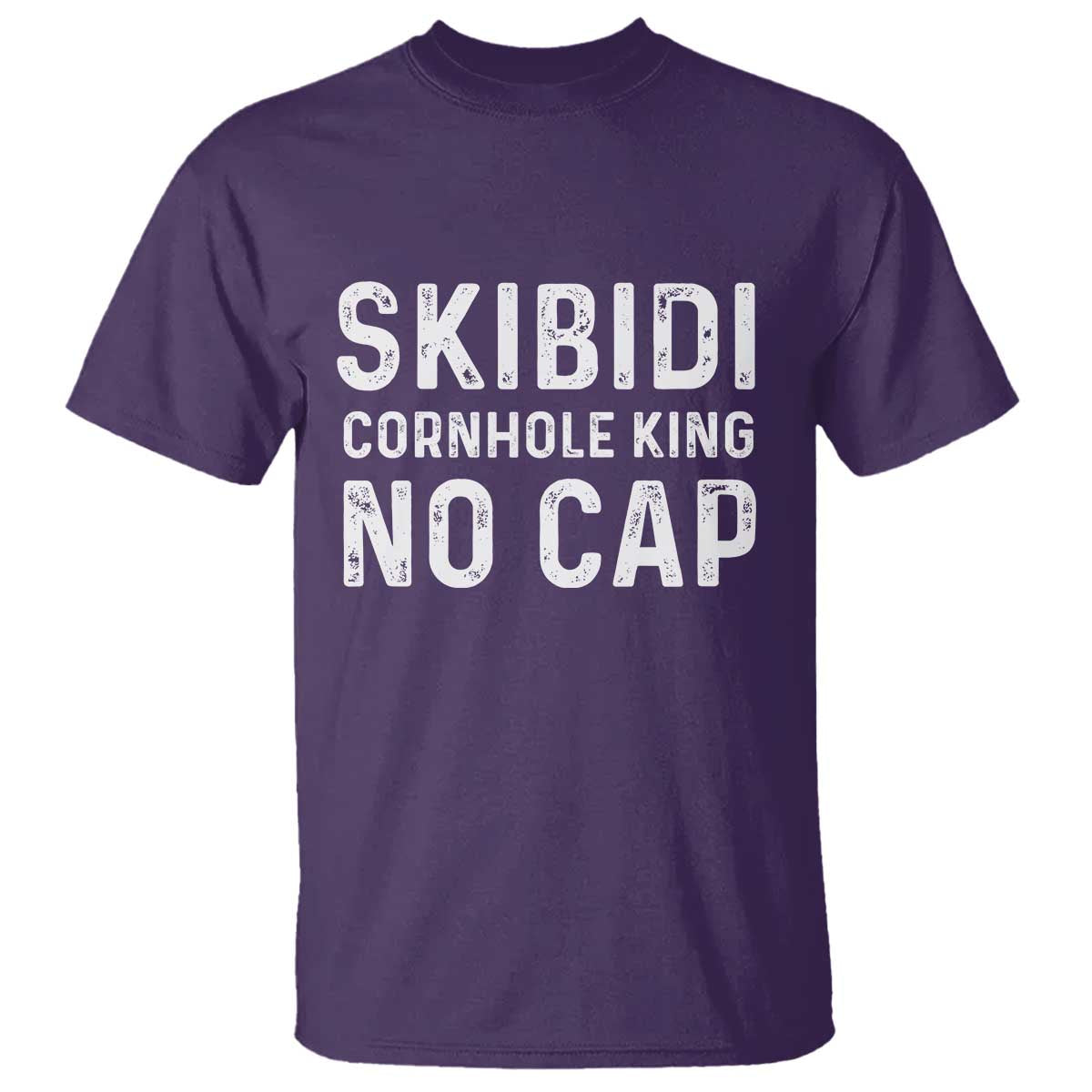 Cornhole King T Shirt No Cap Funny Bean Bag Toss Game
