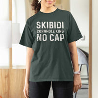 Cornhole King T Shirt For Women No Cap Funny Bean Bag Toss Game