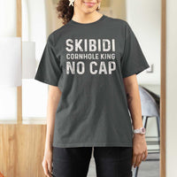 Cornhole King T Shirt For Women No Cap Funny Bean Bag Toss Game