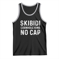 Cornhole King Tank Top No Cap Funny Bean Bag Toss Game