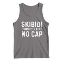 Cornhole King Tank Top No Cap Funny Bean Bag Toss Game