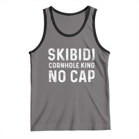 Cornhole King Tank Top No Cap Funny Bean Bag Toss Game