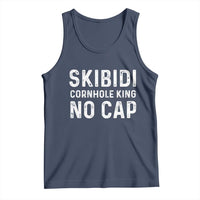 Cornhole King Tank Top No Cap Funny Bean Bag Toss Game