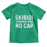 Cornhole King Toddler T Shirt No Cap Funny Bean Bag Toss Game