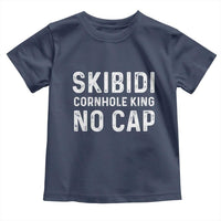 Cornhole King Toddler T Shirt No Cap Funny Bean Bag Toss Game