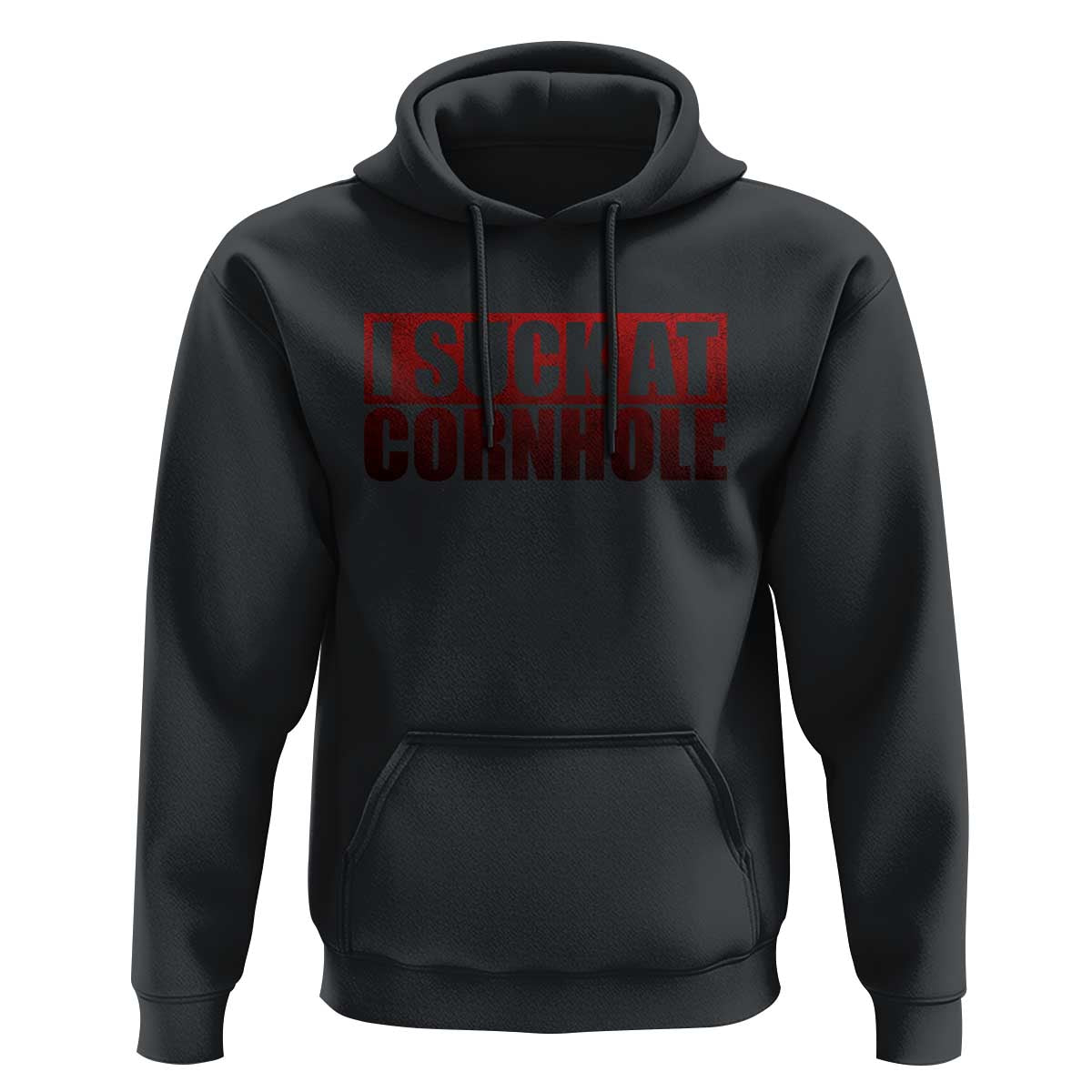 I Suck At Cornhole Hoodie Funny Bean Bag Toss Game