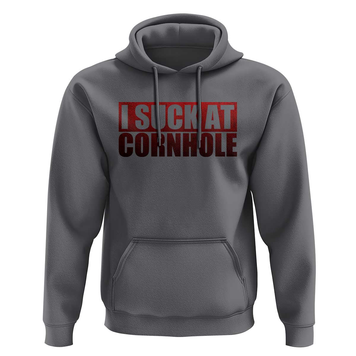I Suck At Cornhole Hoodie Funny Bean Bag Toss Game