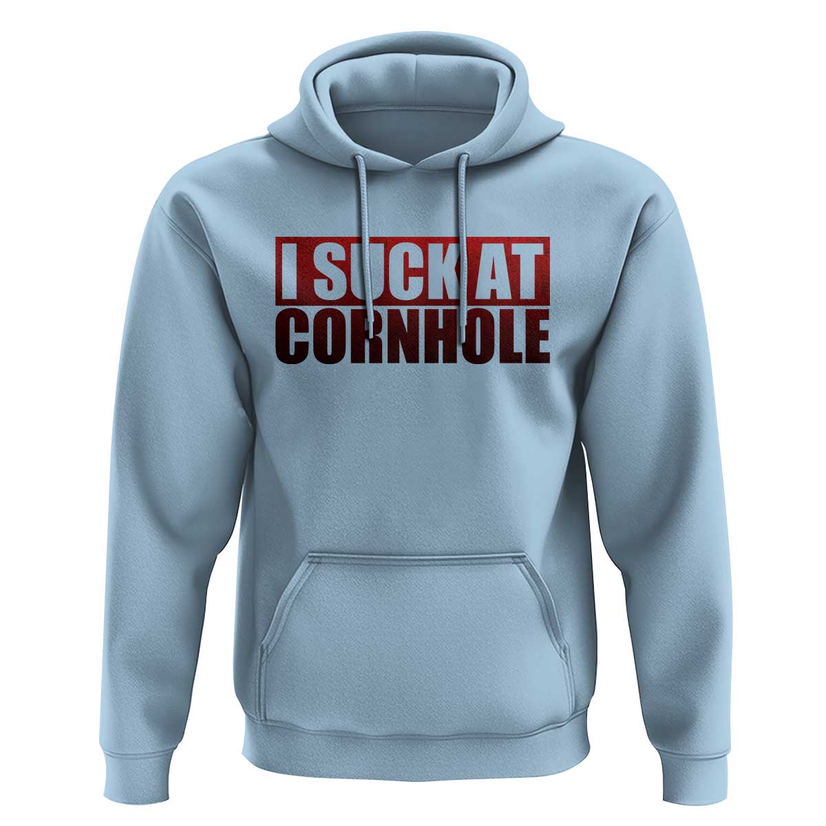 I Suck At Cornhole Hoodie Funny Bean Bag Toss Game