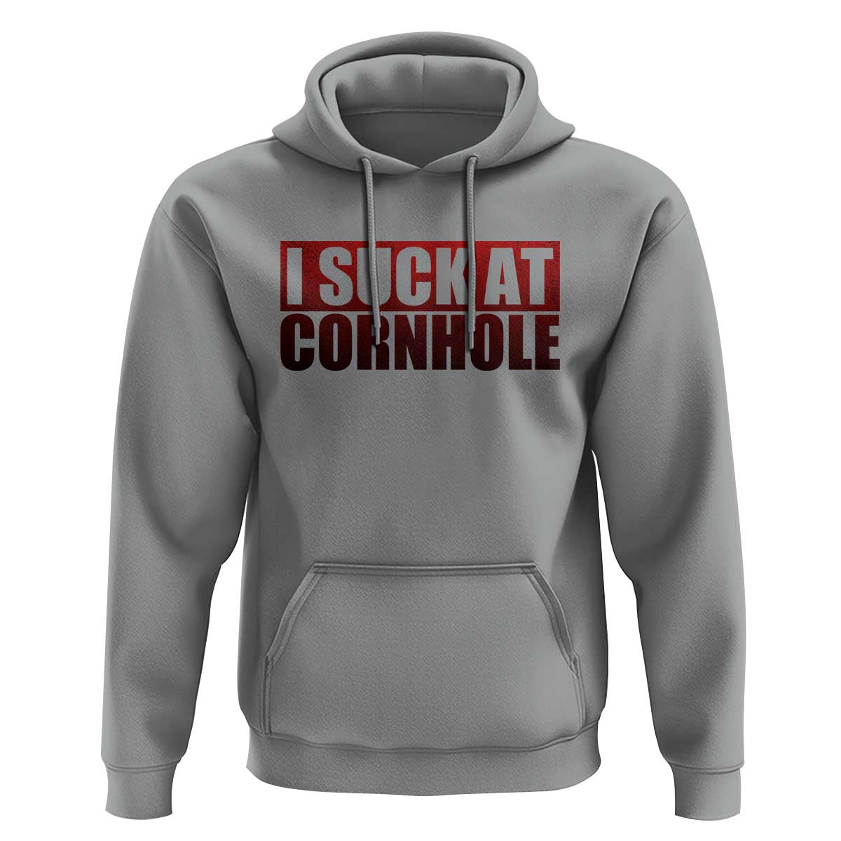 I Suck At Cornhole Hoodie Funny Bean Bag Toss Game