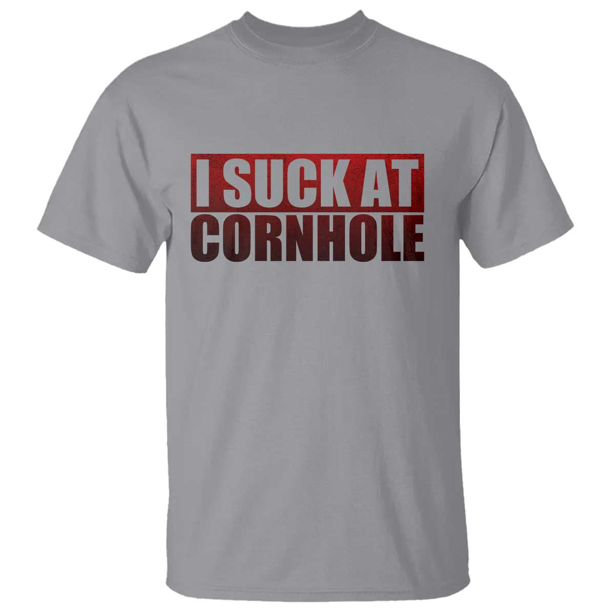 I Suck At Cornhole T Shirt Funny Bean Bag Toss Game