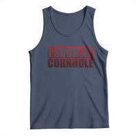 I Suck At Cornhole Tank Top Funny Bean Bag Toss Game