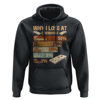 Funny Cornhole Player Hoodie Retro Why I Lose Game Day Bean Bag Toss Game