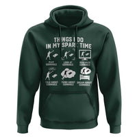 Funny Cornhole Lover Hoodie Things I Do In My Spare Time Bean Bag Toss Game