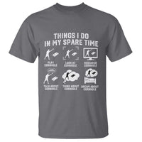 Funny Cornhole Lover T Shirt Things I Do In My Spare Time Bean Bag Toss Game