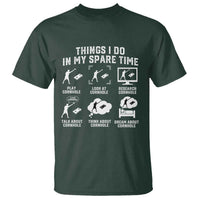 Funny Cornhole Lover T Shirt Things I Do In My Spare Time Bean Bag Toss Game