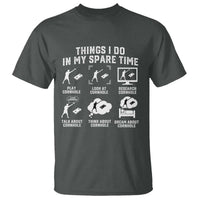 Funny Cornhole Lover T Shirt Things I Do In My Spare Time Bean Bag Toss Game