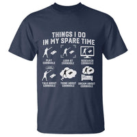 Funny Cornhole Lover T Shirt Things I Do In My Spare Time Bean Bag Toss Game