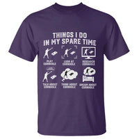 Funny Cornhole Lover T Shirt Things I Do In My Spare Time Bean Bag Toss Game