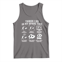 Funny Cornhole Lover Tank Top Things I Do In My Spare Time Bean Bag Toss Game