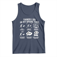 Funny Cornhole Lover Tank Top Things I Do In My Spare Time Bean Bag Toss Game