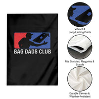 Funny Cornhole Bag Dads Club Garden Flag
