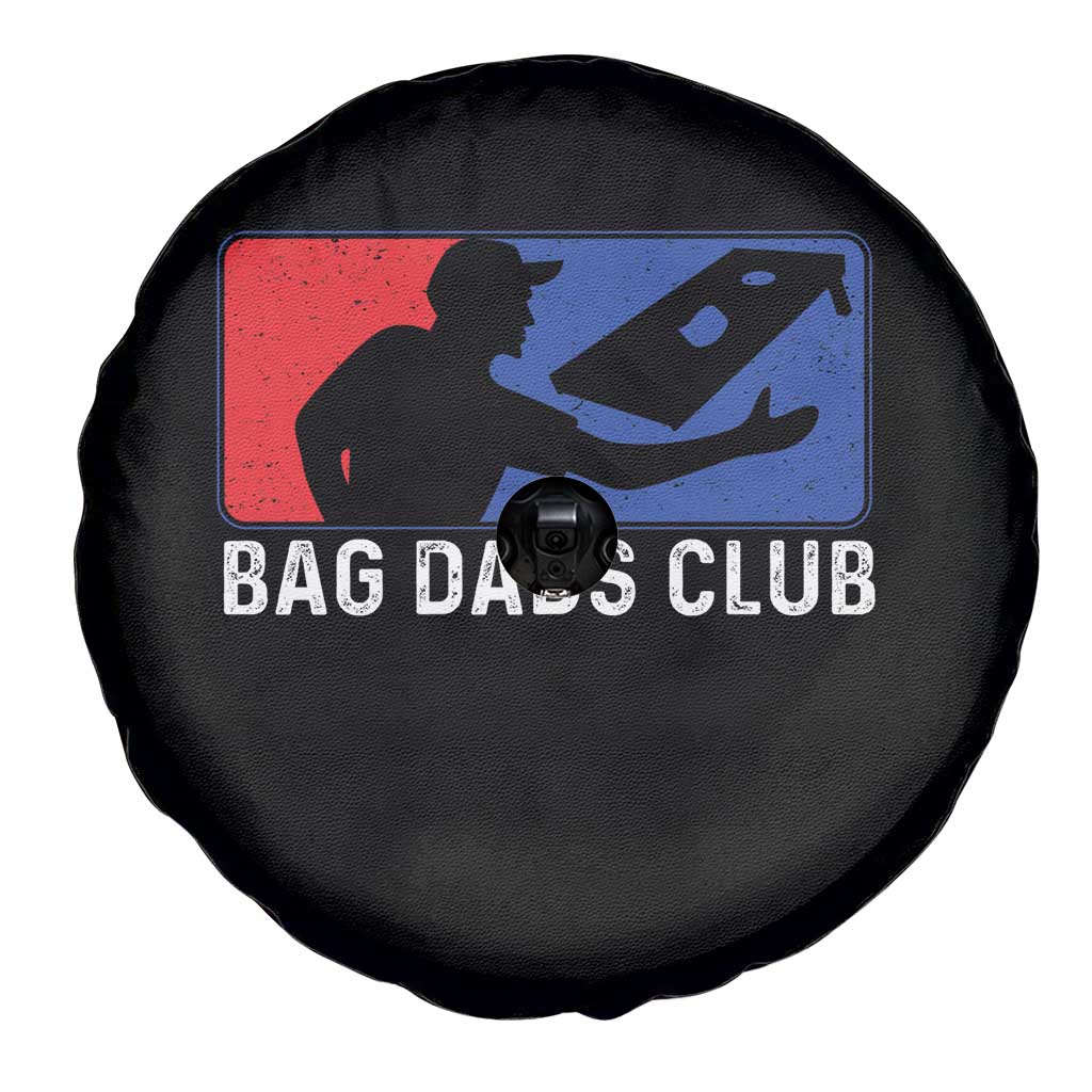 Funny Cornhole Bag Dads Club Spare Tire Cover