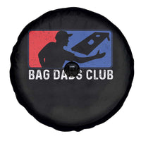 Funny Cornhole Bag Dads Club Spare Tire Cover