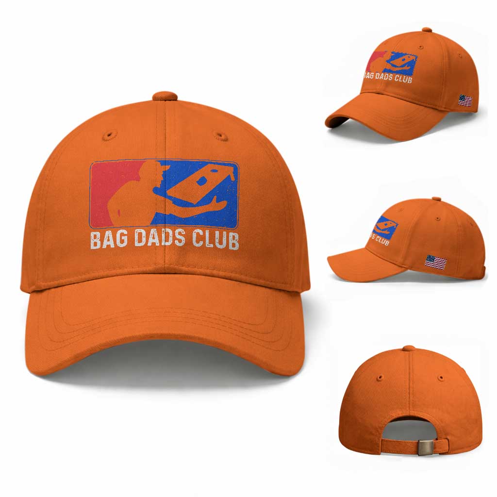 Funny Cornhole Bag Dads Club Baseball Cap
