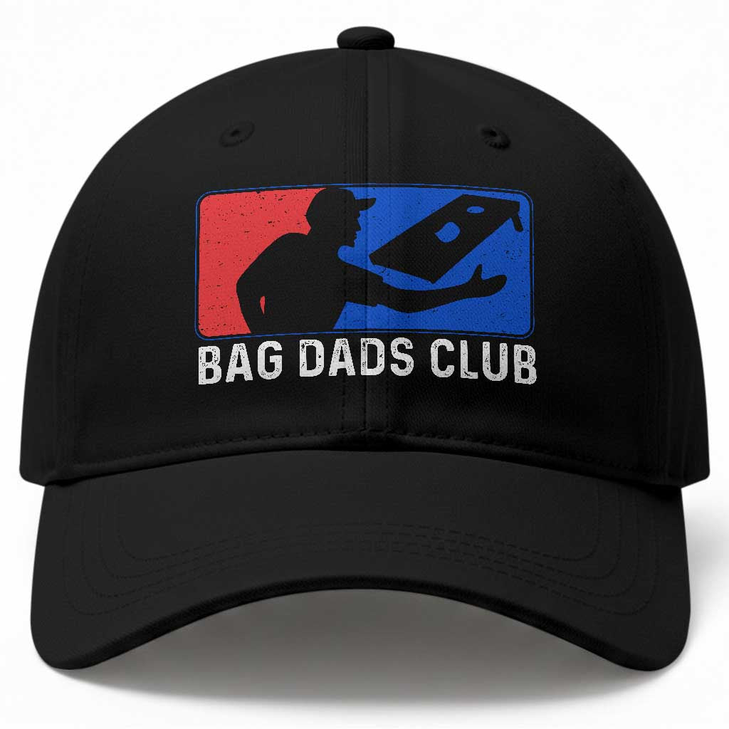 Funny Cornhole Bag Dads Club Baseball Cap