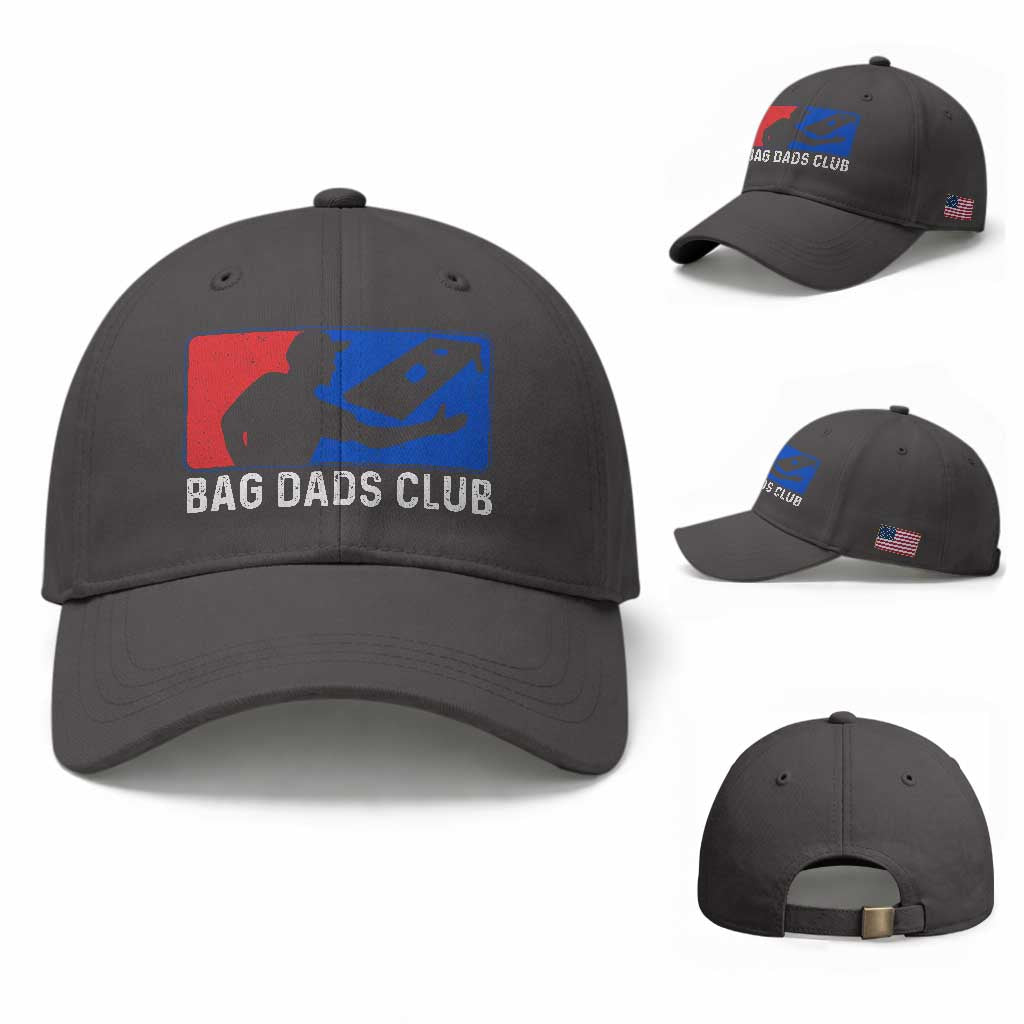 Funny Cornhole Bag Dads Club Baseball Cap