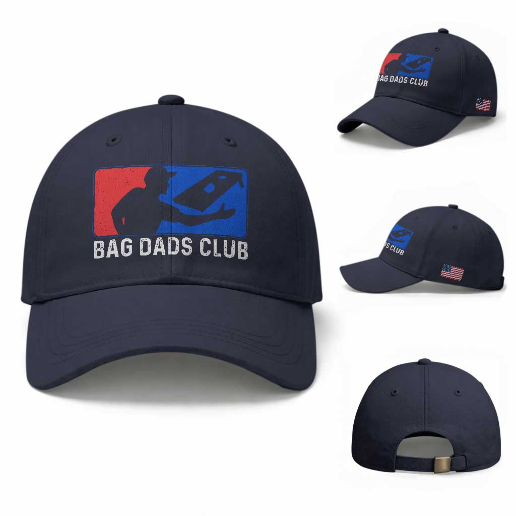 Funny Cornhole Bag Dads Club Baseball Cap