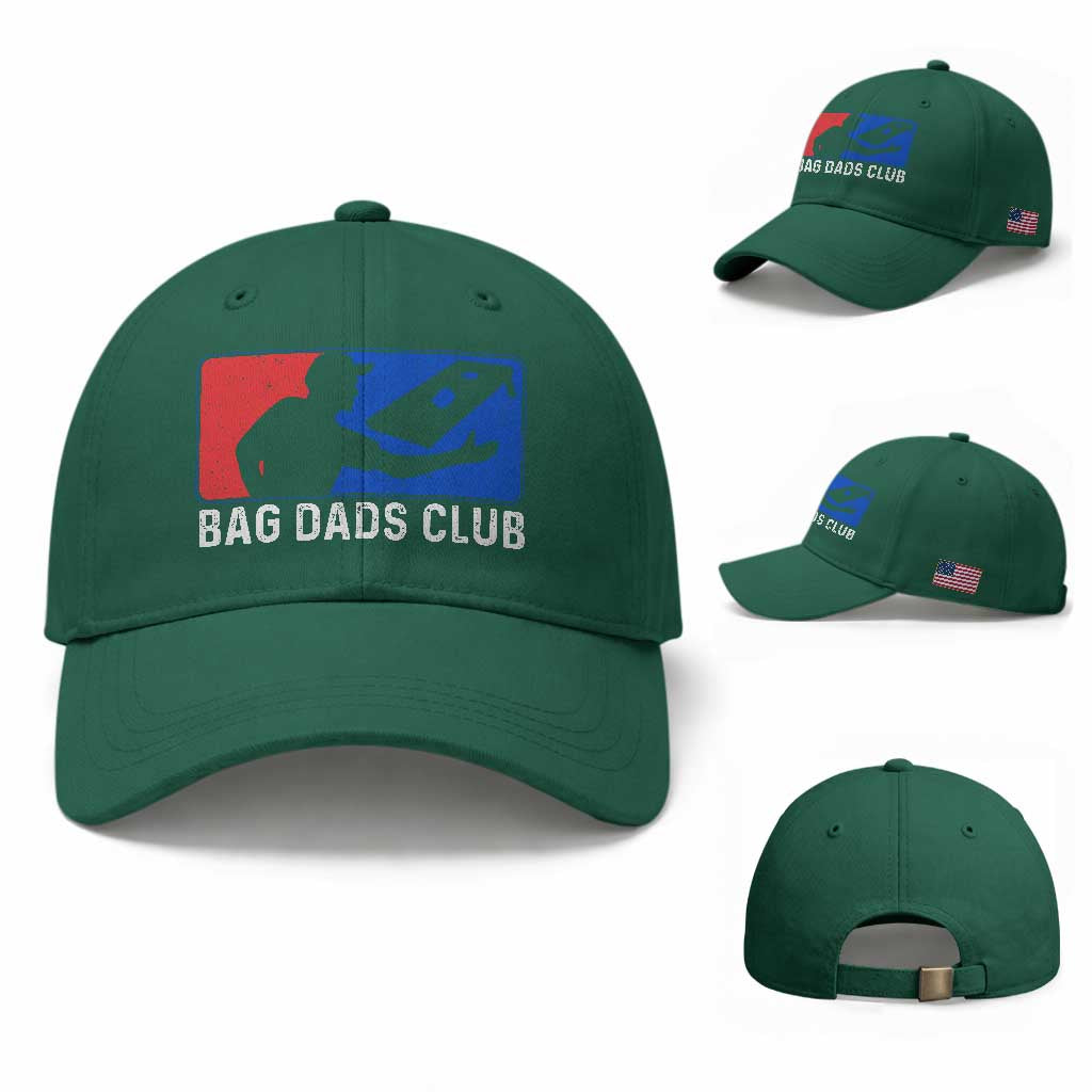 Funny Cornhole Bag Dads Club Baseball Cap
