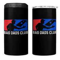 Funny Cornhole Bag Dads Club 4 in 1 Can Cooler Tumbler