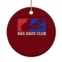Funny Cornhole Bag Dads Club Ceramic Ornament