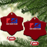 Funny Cornhole Bag Dads Club Ceramic Ornament