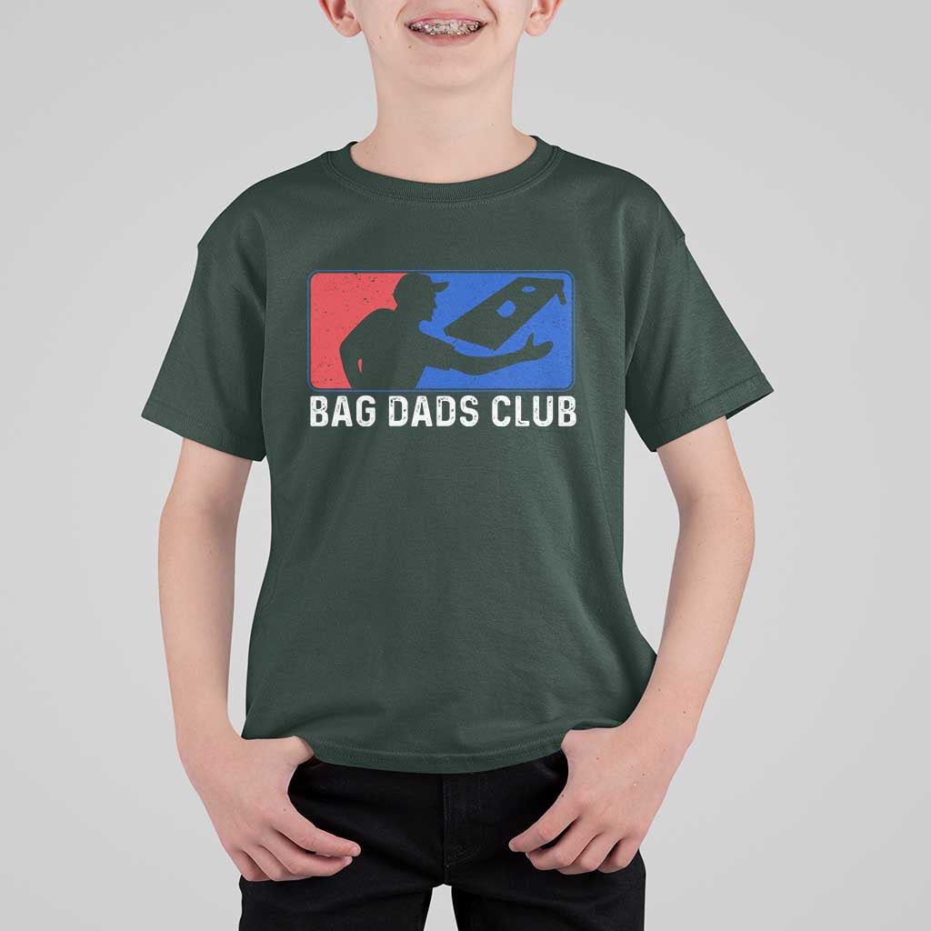 Funny Cornhole Bag Dads Club T Shirt For Kid