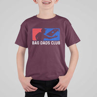 Funny Cornhole Bag Dads Club T Shirt For Kid