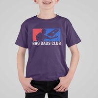 Funny Cornhole Bag Dads Club T Shirt For Kid