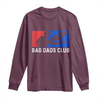 Funny Cornhole Bag Dads Club Long Sleeve Shirt