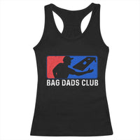 Funny Cornhole Bag Dads Club Racerback Tank Top