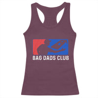 Funny Cornhole Bag Dads Club Racerback Tank Top