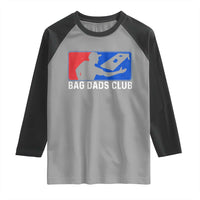 Funny Cornhole Bag Dads Club Raglan Shirt