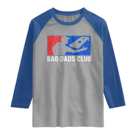 Funny Cornhole Bag Dads Club Raglan Shirt