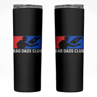 Funny Cornhole Bag Dads Club Skinny Tumbler